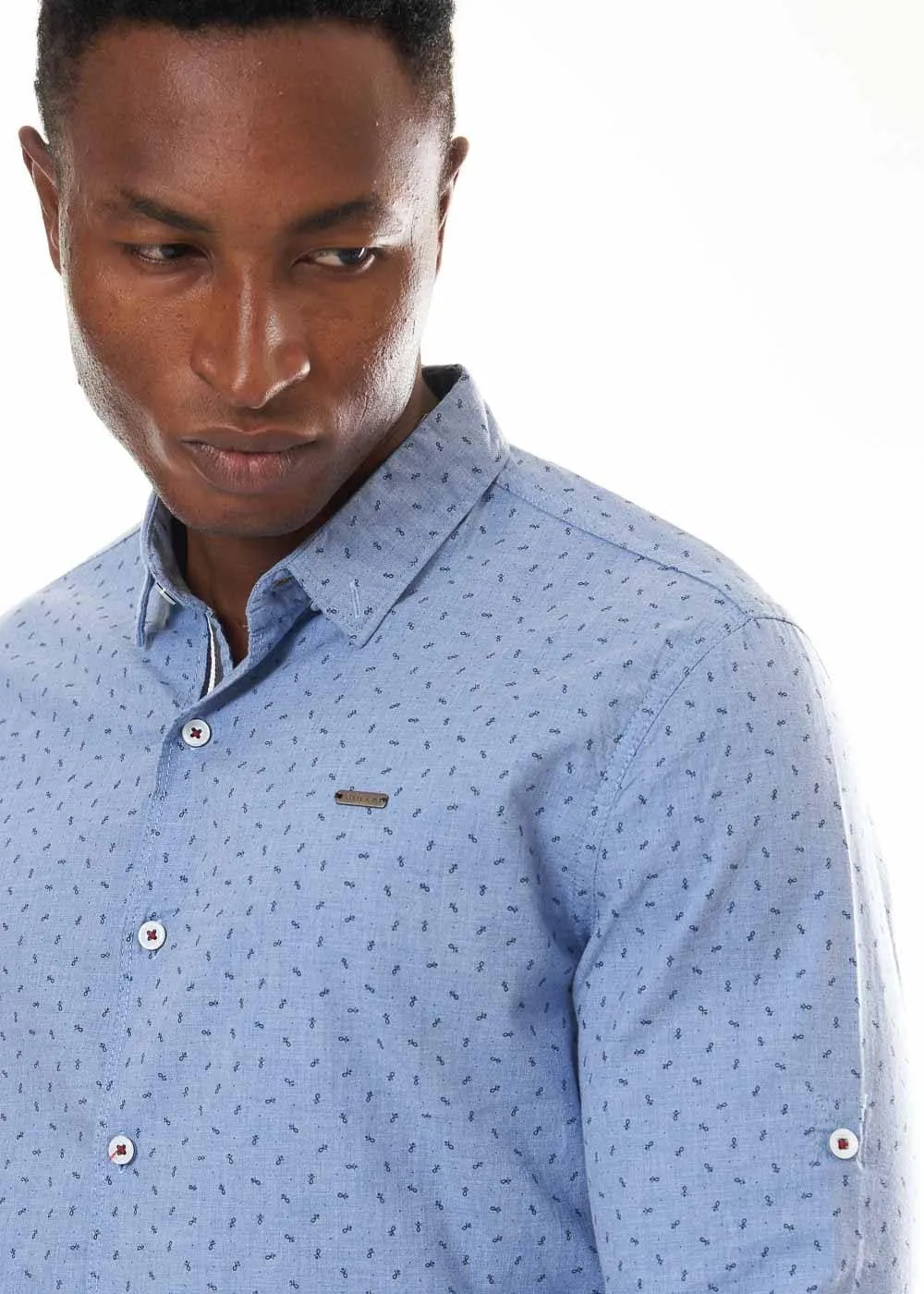 MEN'S LONGSLEEVE SHIRT GULLS DOT