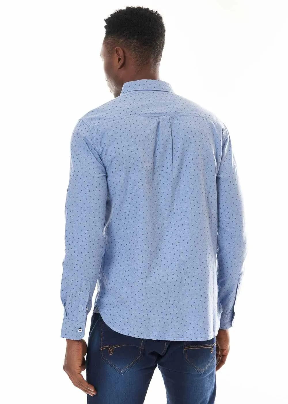 MEN'S LONGSLEEVE SHIRT GULLS DOT