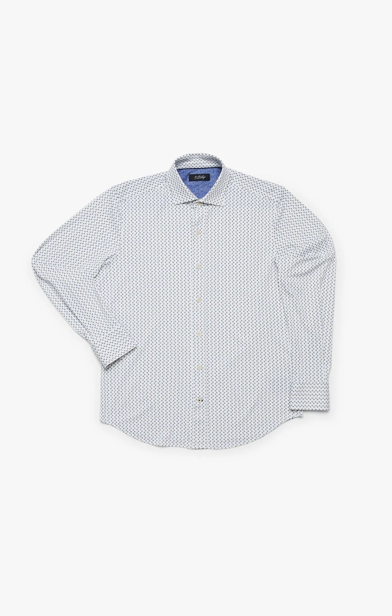 Ocean Dot Tech Shirt In White