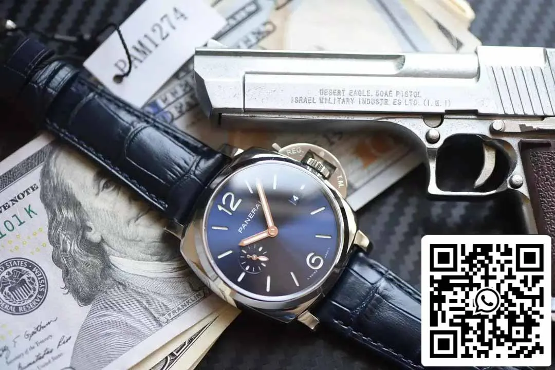 Panerai Luminor Due 42mm PAM01274 Blue Dial 1:1 Best Edition VS Factory