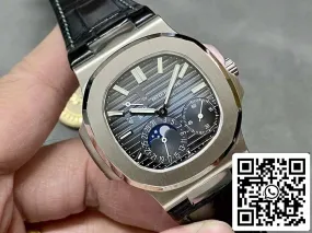 Patek Philippe Nautilus 5712G-001 Blue Dial 1:1 Best Edition PPF factory V2 Leather Strap