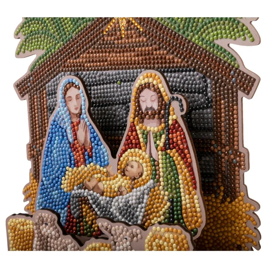 "Nativity" 3D Crystal Art Scene