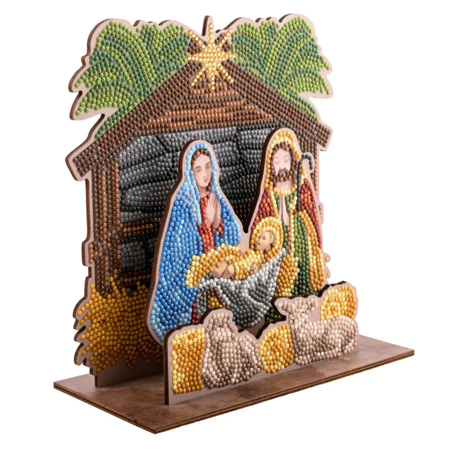 "Nativity" 3D Crystal Art Scene