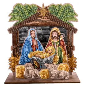 "Nativity" 3D Crystal Art Scene