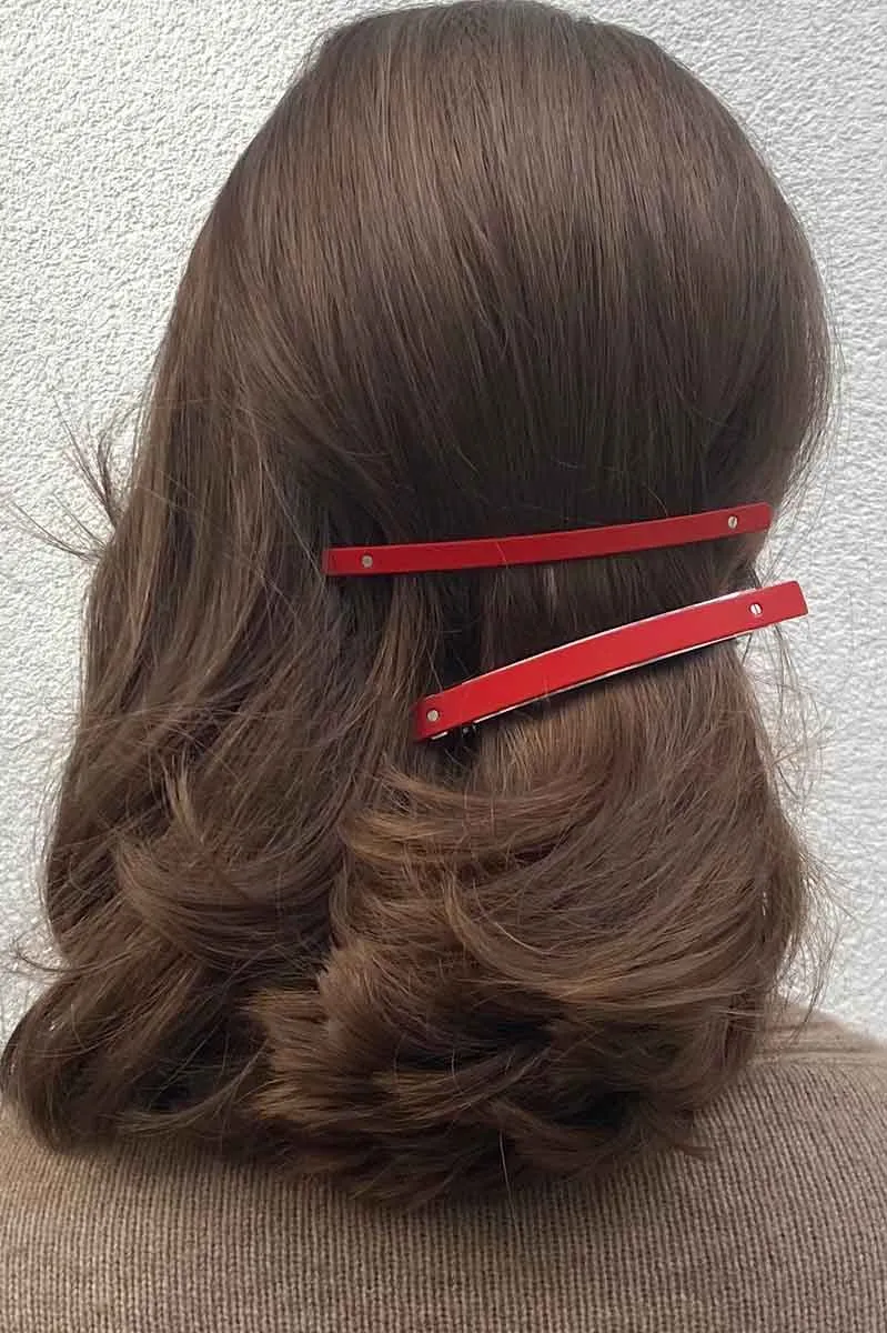 Red XL Barrette 21