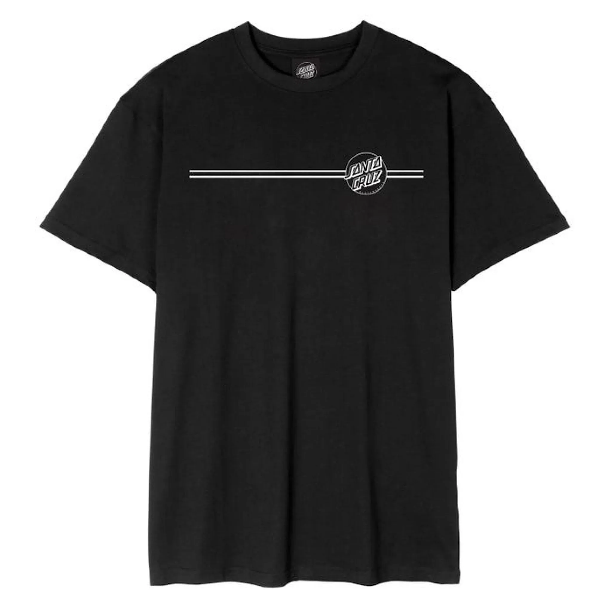 Santa Cruz - Opus Dot Stripe T-shirt - Black