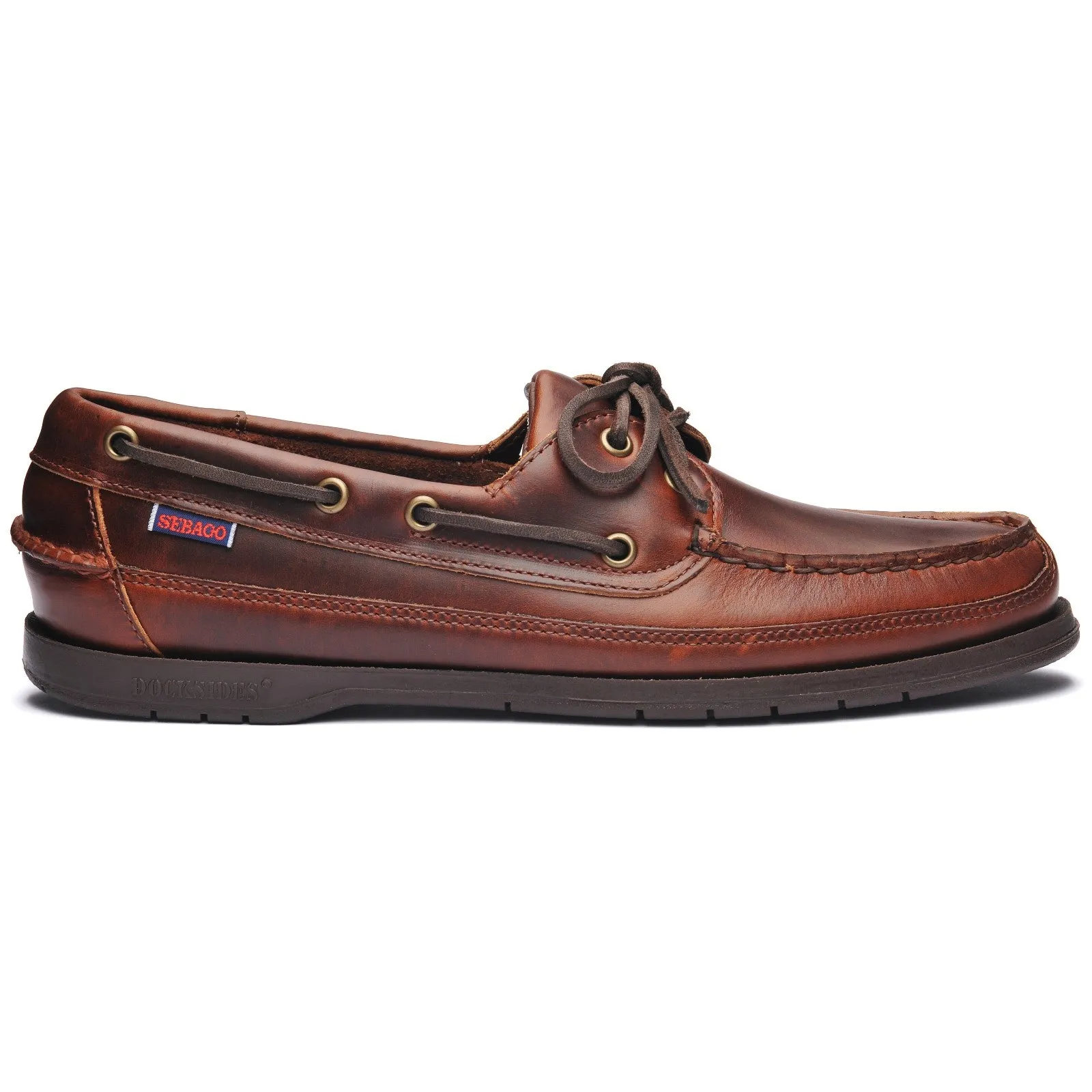 SEBAGO SCHOONER BROWN DOCKSIDE