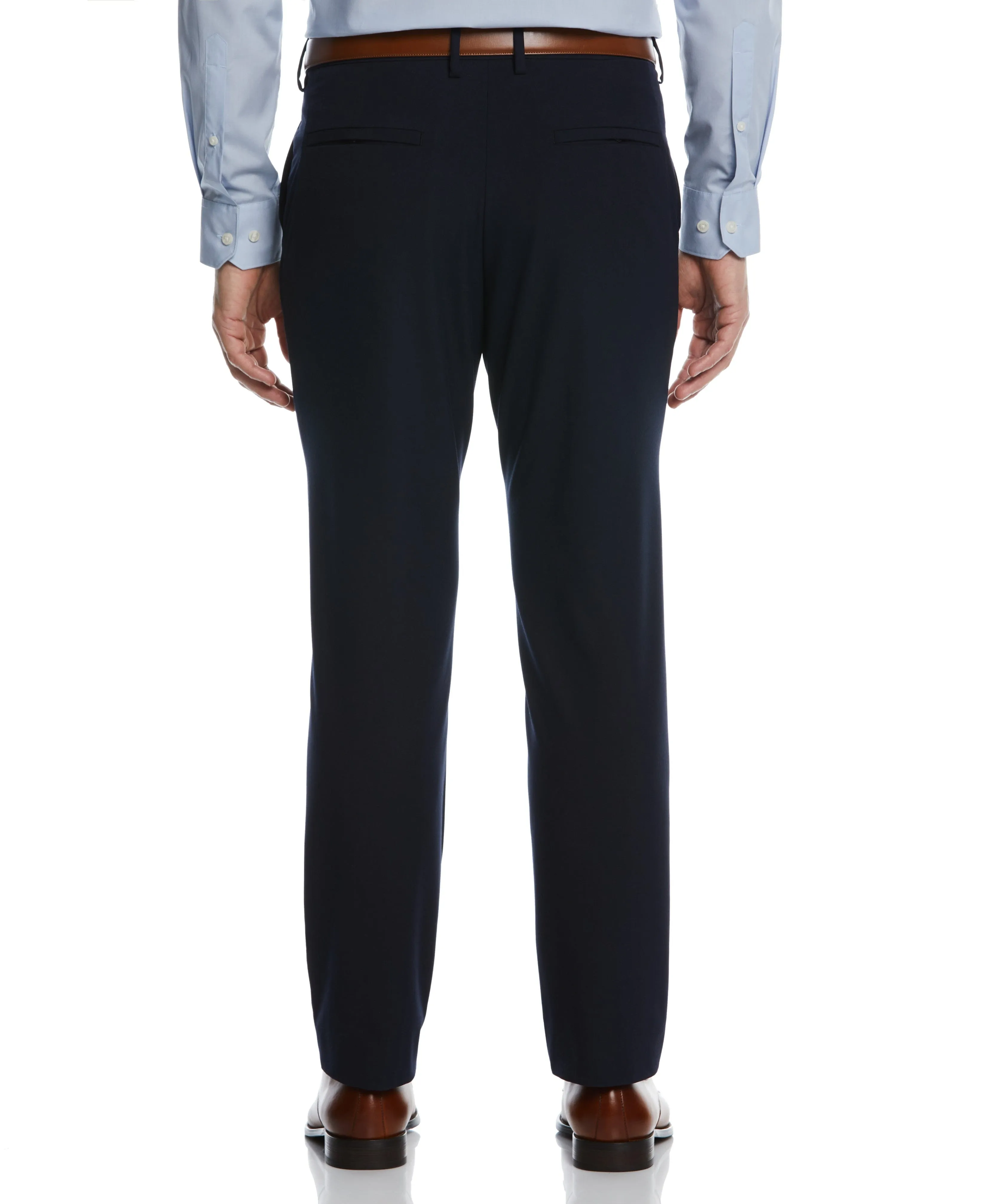 Slim Fit Stretch Textured Tech Suit Pant