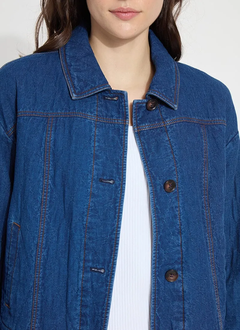 Sloane Quilted Denim Jacket