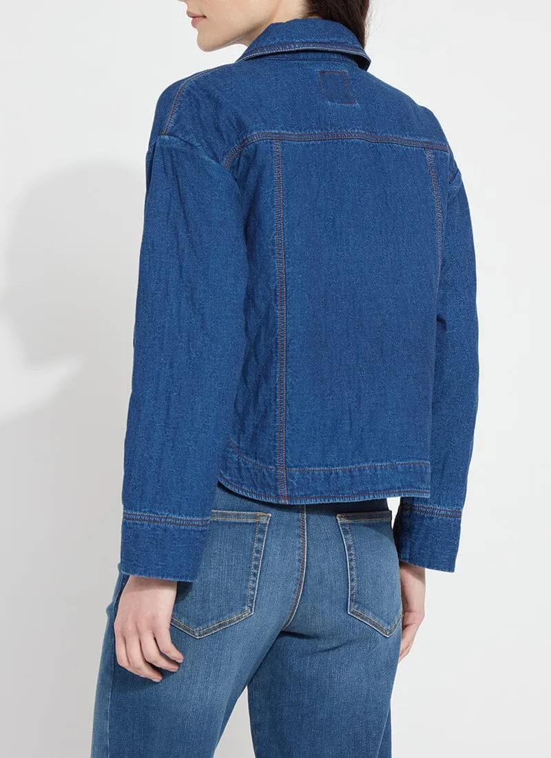 Sloane Quilted Denim Jacket