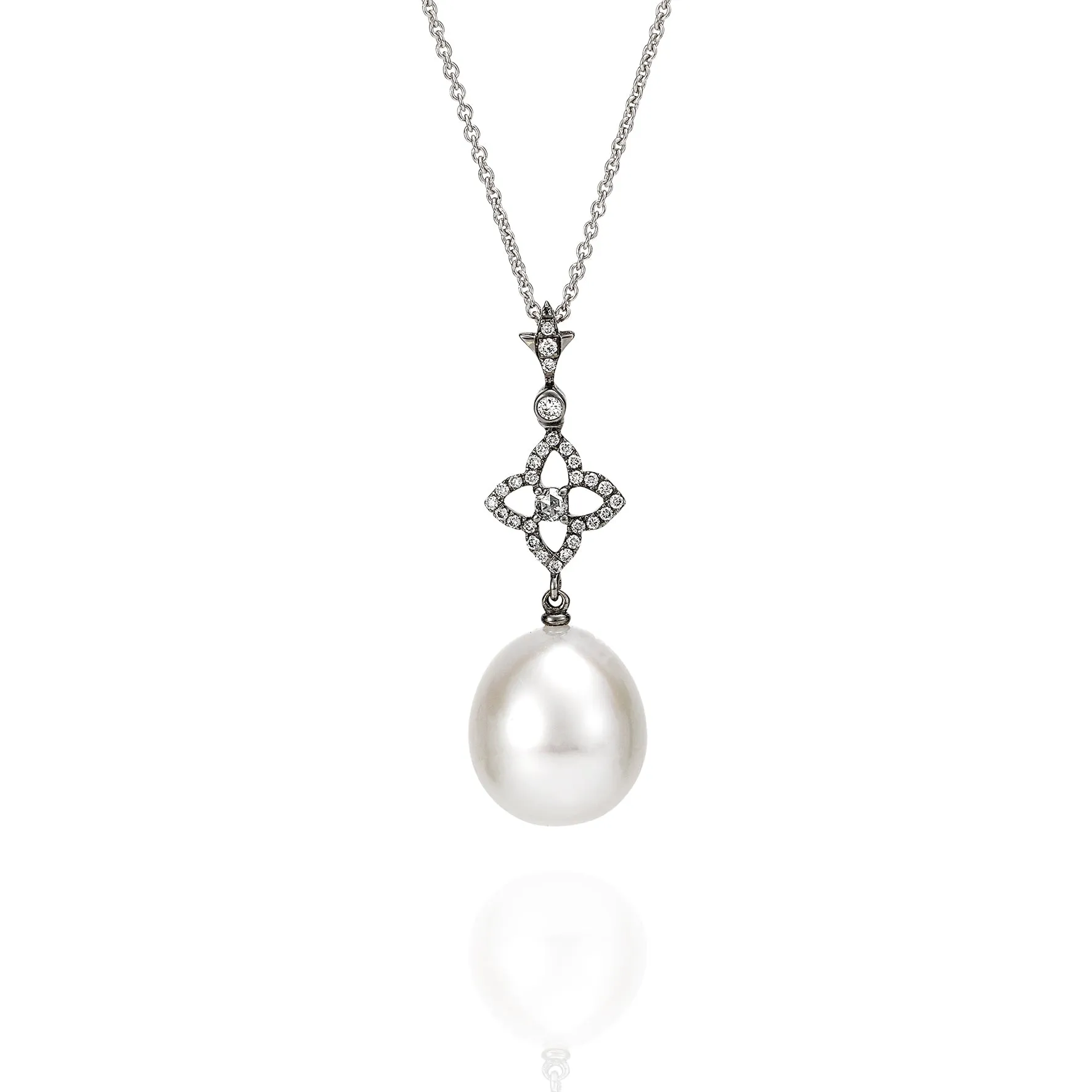 South Sea Pearl & Diamond Pendant