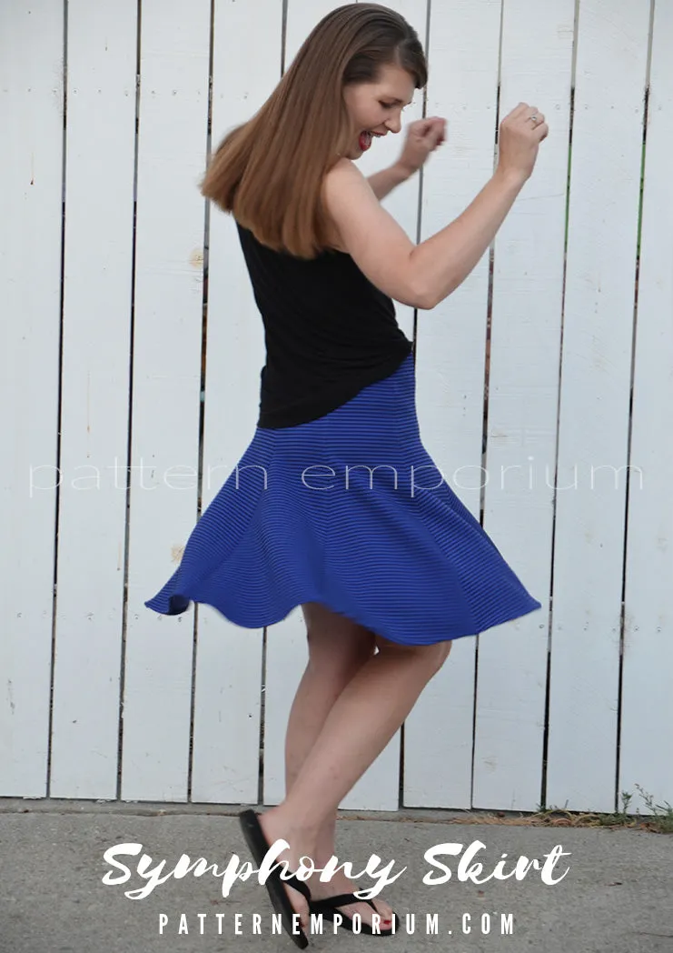 Symphony Skirt | Panelled Gored Skirt Sewing Pattern