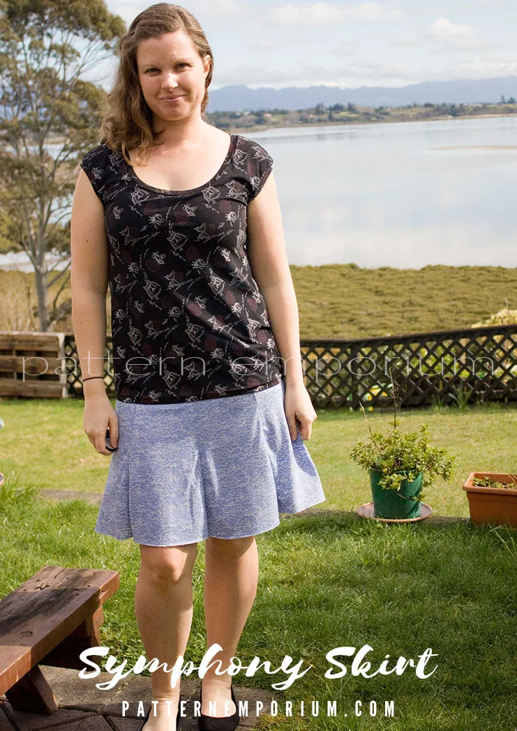 Symphony Skirt | Panelled Gored Skirt Sewing Pattern