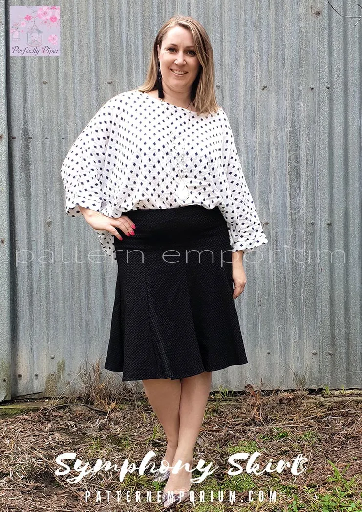 Symphony Skirt | Panelled Gored Skirt Sewing Pattern