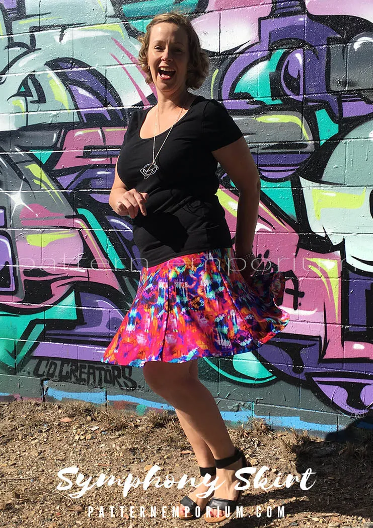 Symphony Skirt | Panelled Gored Skirt Sewing Pattern