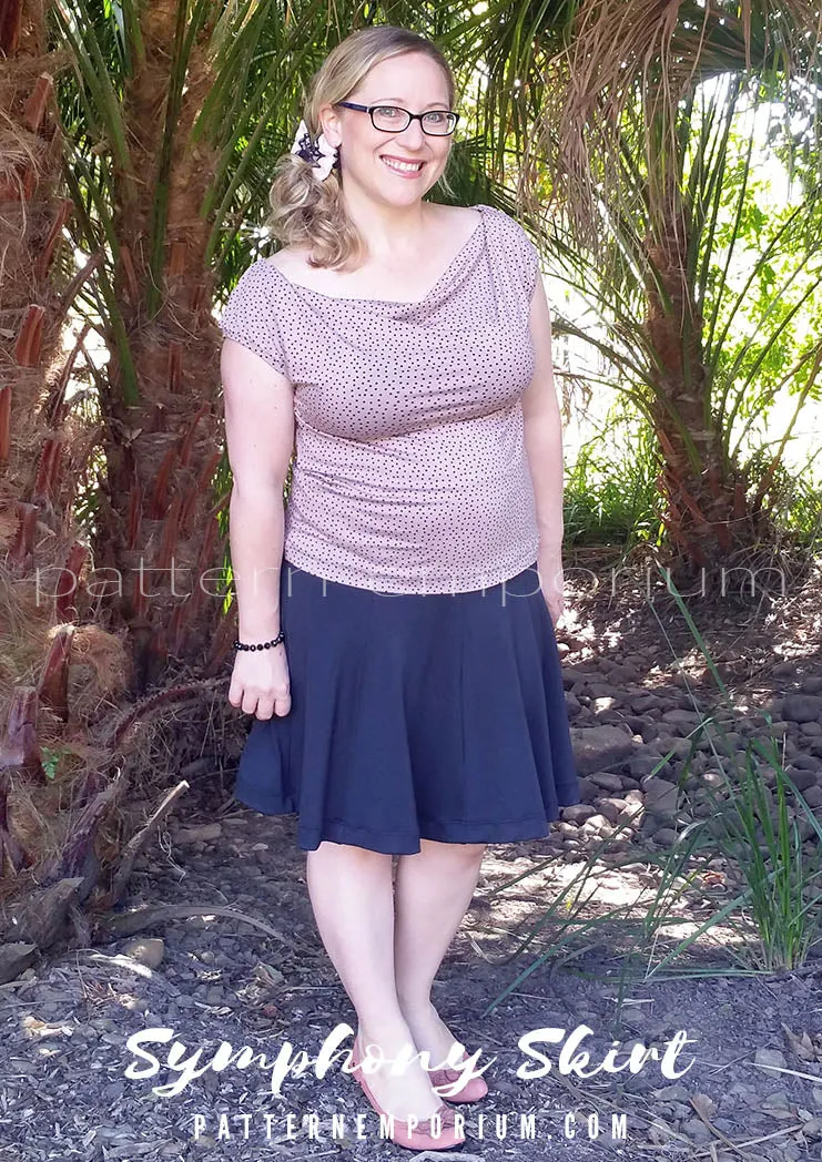 Symphony Skirt | Panelled Gored Skirt Sewing Pattern