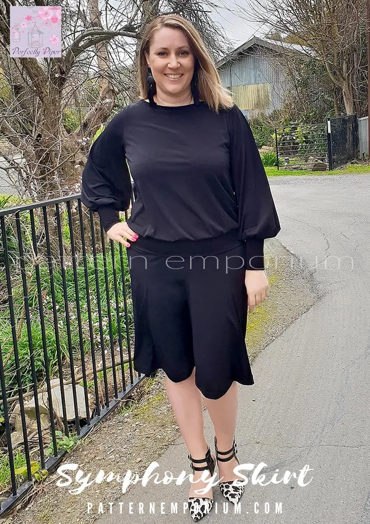 Symphony Skirt | Panelled Gored Skirt Sewing Pattern