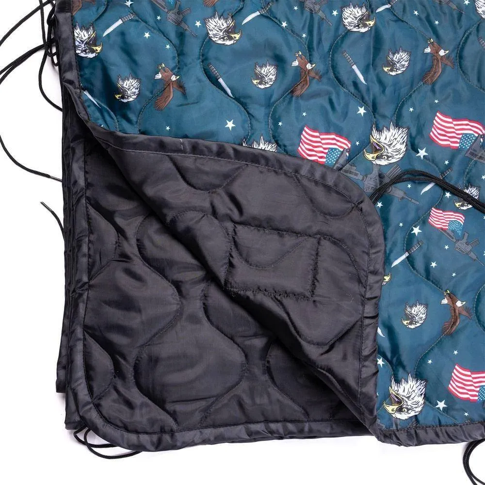 Tac Eagle Poncho Liner Woobie Blanket