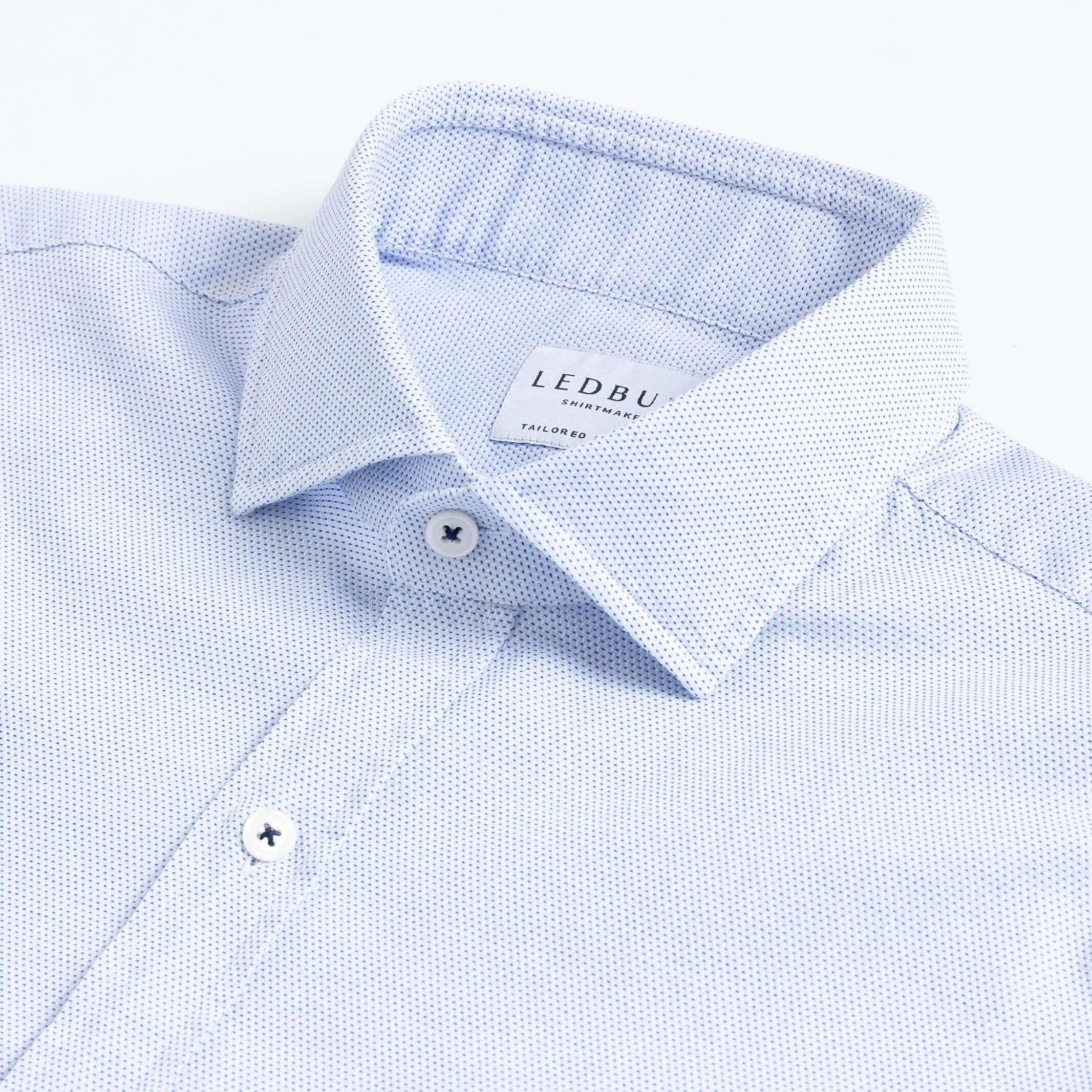 The Light Blue Albright Dot Soft Shirt