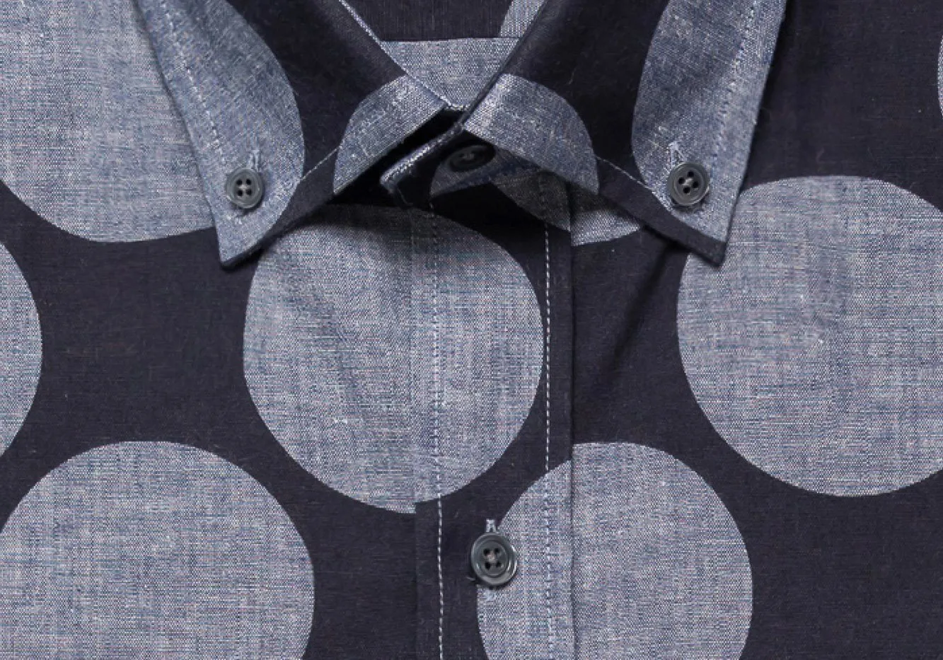 The Navy Foundry Print Casual Shirt