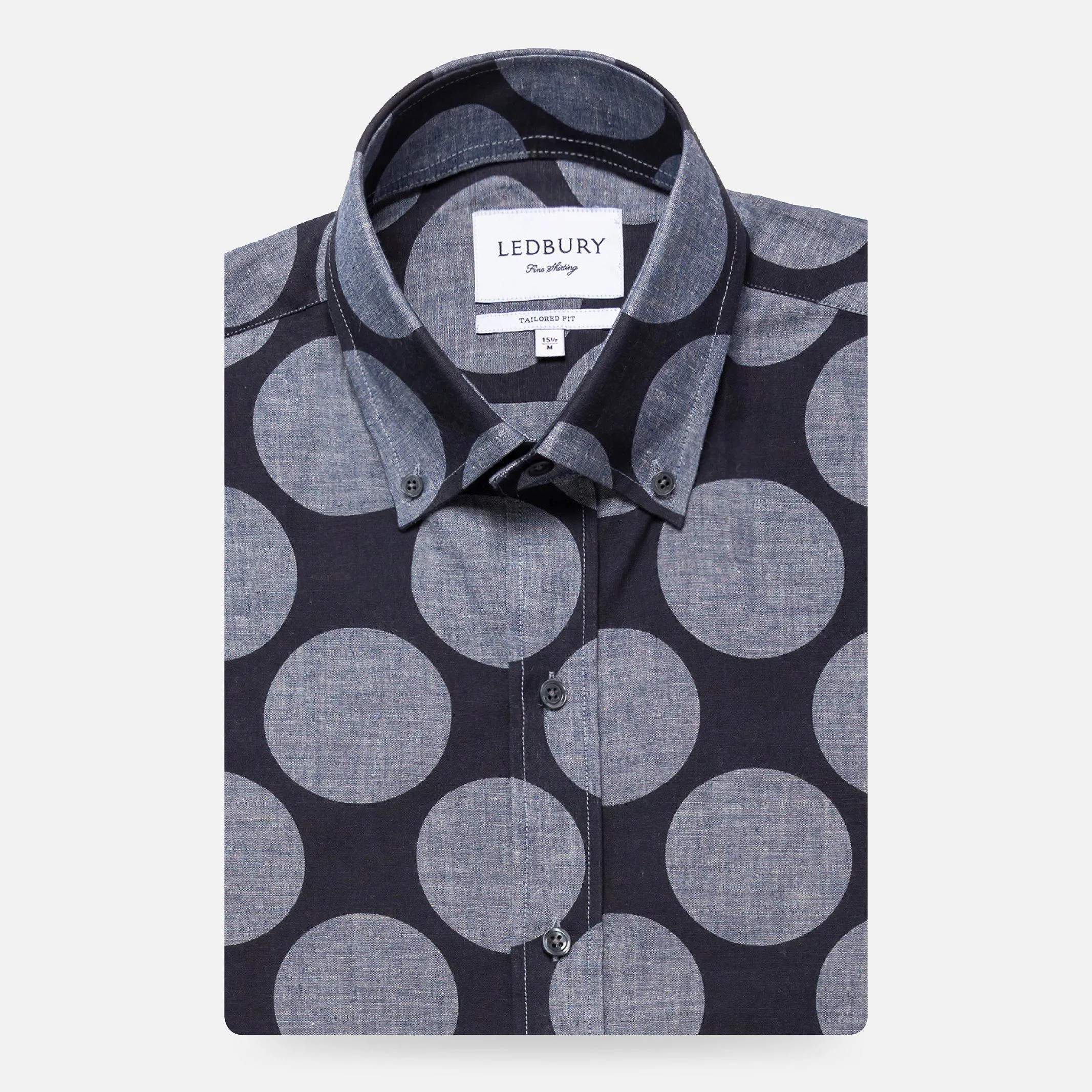 The Navy Foundry Print Casual Shirt