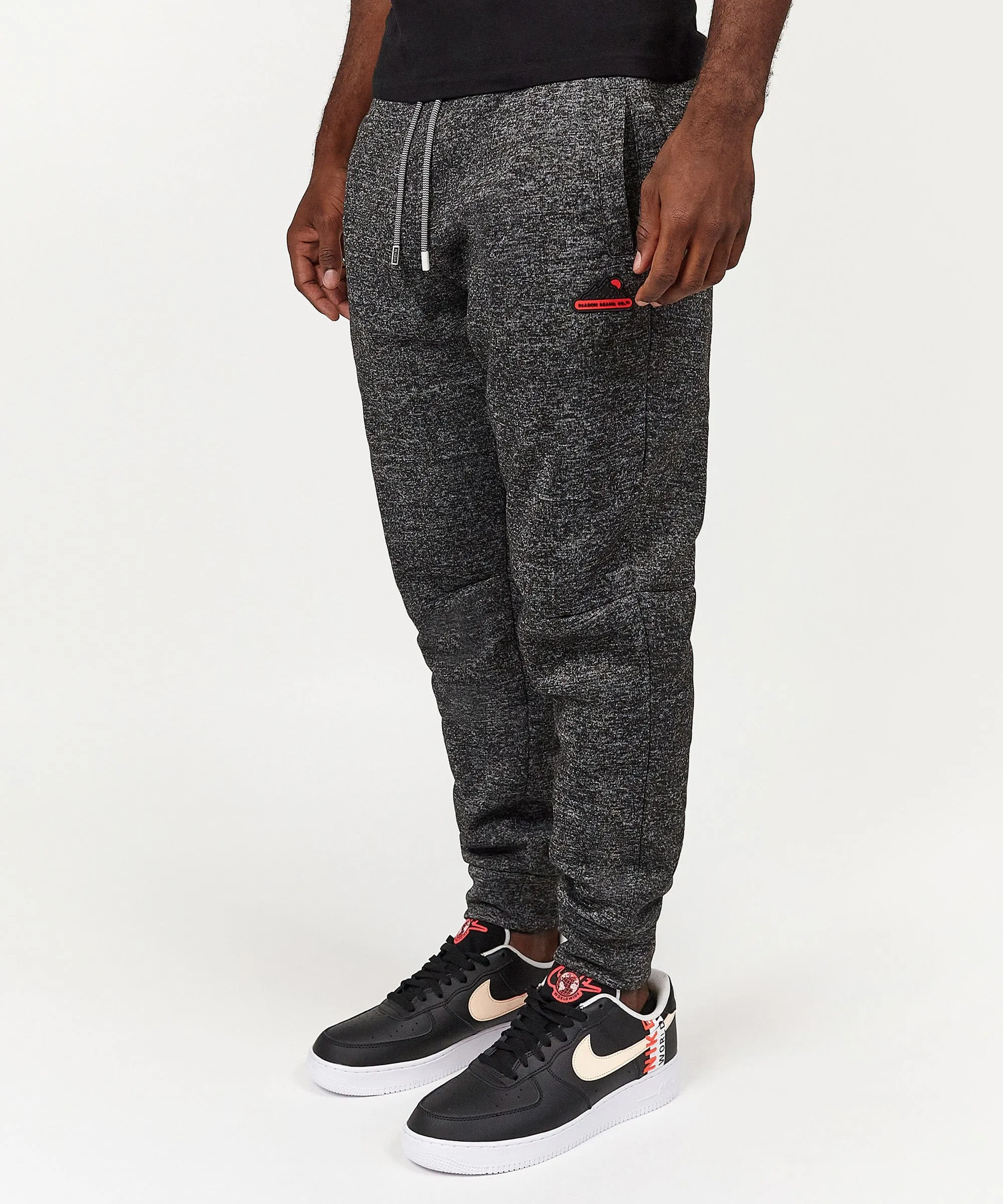 Tony Patch Slim Fit Heather Grey Jogger