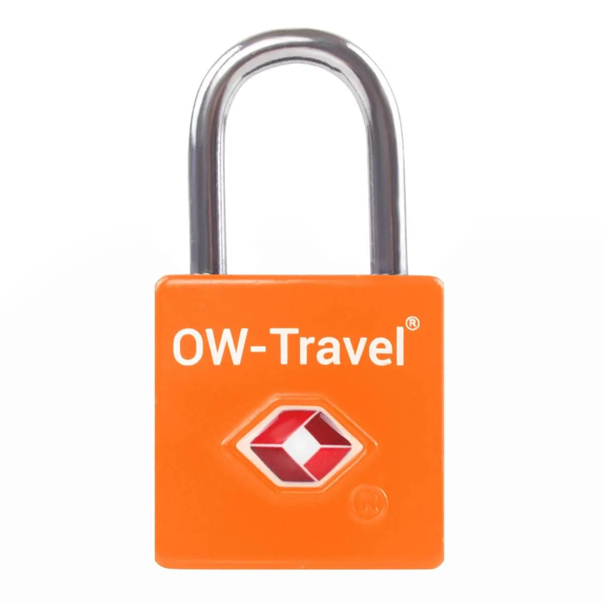 TSA luggage locks. Mini orange key padlocks for suitcases bags lockers