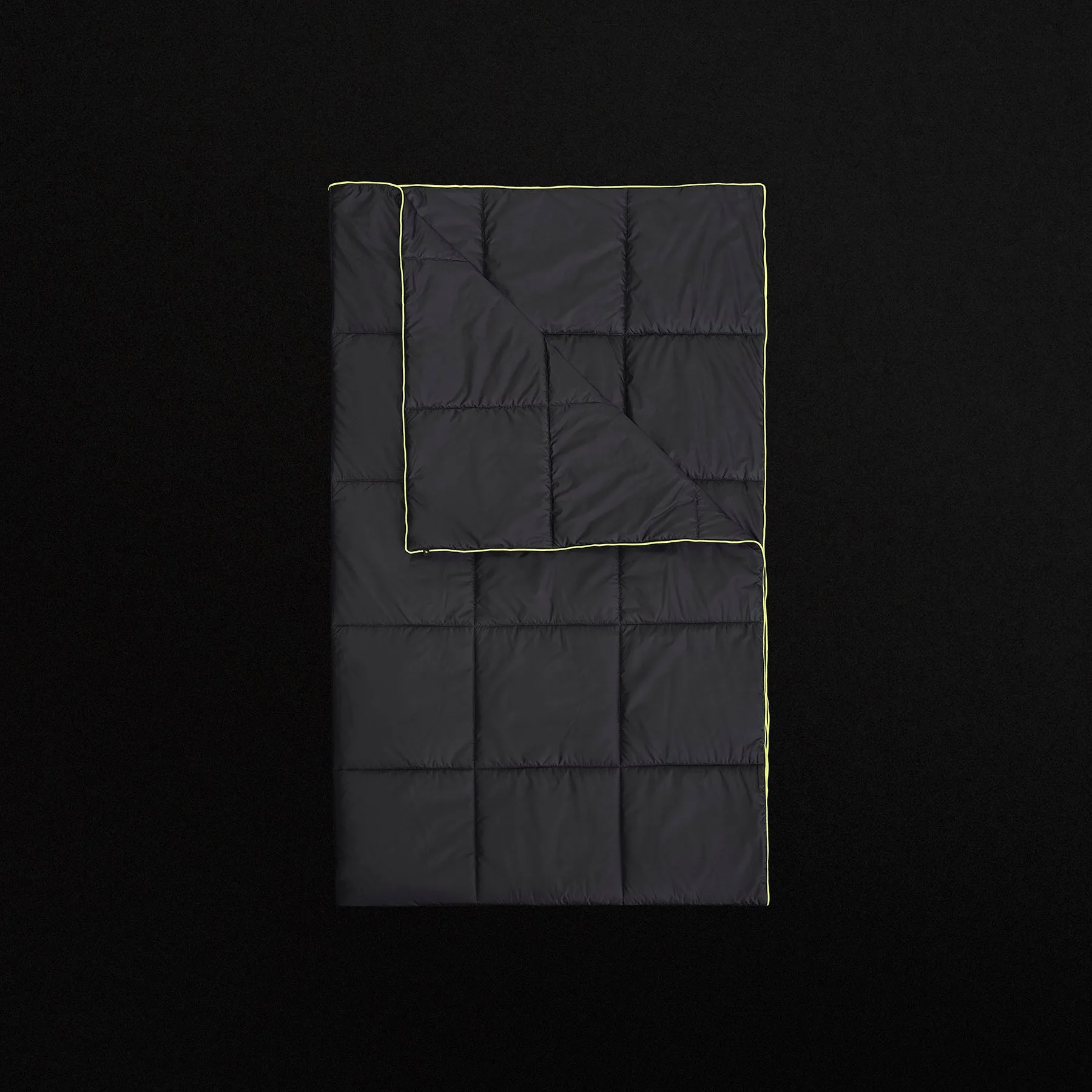 Y/OSEMITE Quilted Blanket - Navy/Neon